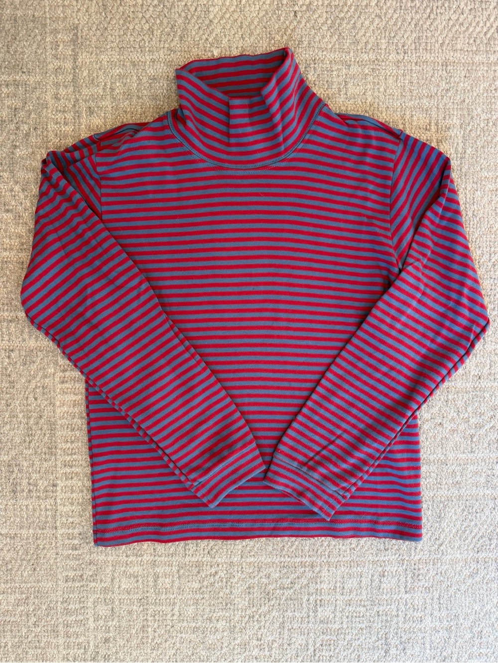 EUC Boys bella bliss Red & grey Striped Turtleneck size 12